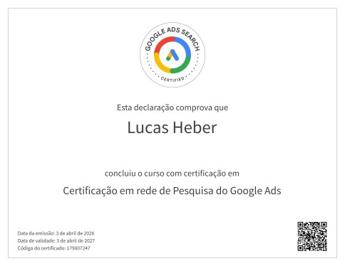 Marca ou credencial de Google Skillshop
